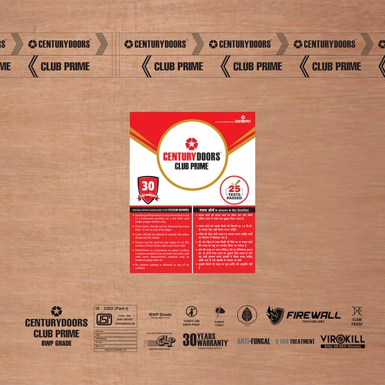 CenturyPly Century Club Prime Doors board